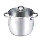 japanese korean style induction cooker saucepot glass lid cookware cooking sets high quality stainless steel sauce pot