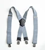 Men's adult strap super wide and large oversized clip leather metal adjustable X strong