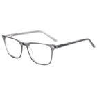 eye wear grey clear frame glasses woman transparent glasses man