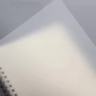 New custom LOGO A5 spiral note book transparent PP waterproof notepad printed planner DIY notebook