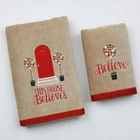 Customize design cotton velour towel with embroidery