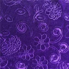 3d Matt Nice Price And Pretty Custom 100% Polyester 3D Embossed Plain Dyed Custom Velour Fabric
