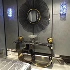 2020 hot selling modern long console mirror table for environmentally friendly materials