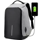 Embroidery logo1680d nylon travel antirrobo anti theft backpack with usb charging