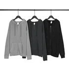 New 2020 New Arrival Streetwear Zipper Hoodie Jacket 100% Cotton Thicker Washed Vintage Zipper-up Hoodies