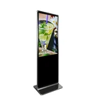 43 49 55 inch floor stand lcd advertising tv touch screen advertising display digital signage player