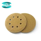 5" gold polish and grind auto abrasive sanding disc