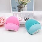Lower Electric Factory Lower Price Electric Ultrasonic Face Cleaning Brush Exfoliating Sonic Washing Silicone Face Brush