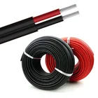 XLPE double insolation 4mm2 6mm single core cable DC PV Solar Cable