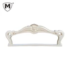 Abs queen bed / platform bed frame with headboard design