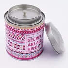 Recyclable Tin Price D95mm Factory Price Cylindrical Tea Can Round Tin Tea Canister With Double Lids