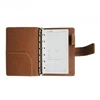 New design PU leather diary book with ring binder