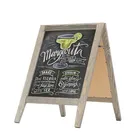 School teach office supplies free standing tableware solid wooden blackboard