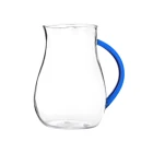 3L big capacity houseware lucency Acrylic plastic water pot pitcher with tea fruit infuser