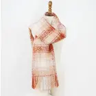 100% Acrylic European American Daily Life Warm Custom Made 100% Acrylic Scarf For Women