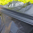 black heavy duty biogradable plastic garbage bag