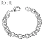 Trendy Eternity Private Label Silver Charm Fit Bit Geometric Bracelet