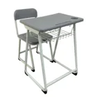 School Furniture School High School Desks Modern School Student Shelf Desk And Chair Set Metal Student Furniture