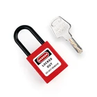 Factory Directly Nylon loto lock out Non-Conductive Safety Padlock with Keyed Alike