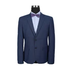 Stretch slim mens work suit design clothes dark blue wedding frock suits for groom men