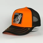 Trucker Cap Trucker Caps Factory Custom 5 Panel Animal LONE WOLF Mesh Trucker Hat Cap