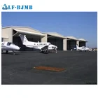 Prefabricated Steel Space Frame Structure Aircraft Maintenance Hangar Arch Roof Airplane Hangar