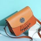 Leather Shoulder Bag Women's Pu Leather Shoulder Bag Fashion Casual Handbag Mini Bag Shoulder