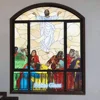 Custom Leaded Stained glass window for partition