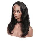 Wigs Pre Plucked Brazilian 100% Real Human Hair Short Curly Body Wave Silky Base Lace Front Wigs For Women