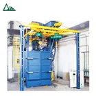 Q37spinner hoist shot blasting machine for water and sewer pipe parts