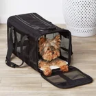 Amazon Hot Seller Soft-Sided dog pet carrier Airline Approved Portable Folding Pet Carrier Travel pet bag