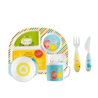 Eco-Friendly Children Dinnerware Set OEM 100% Melamine Cute Lovely Carton Children Dinnerware Sets