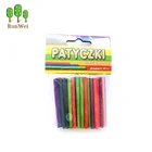 Wooden Sticks Art Wood Stick Arts And Crafts Eco-Friendly Colorful Wooden Round Sticks Art Craft Sticks