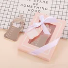 Gift For Baby Gifts For Guests Gold Milk Bottle Shaped Souvenir Gift For Guests Baby Shower Gift For Kids