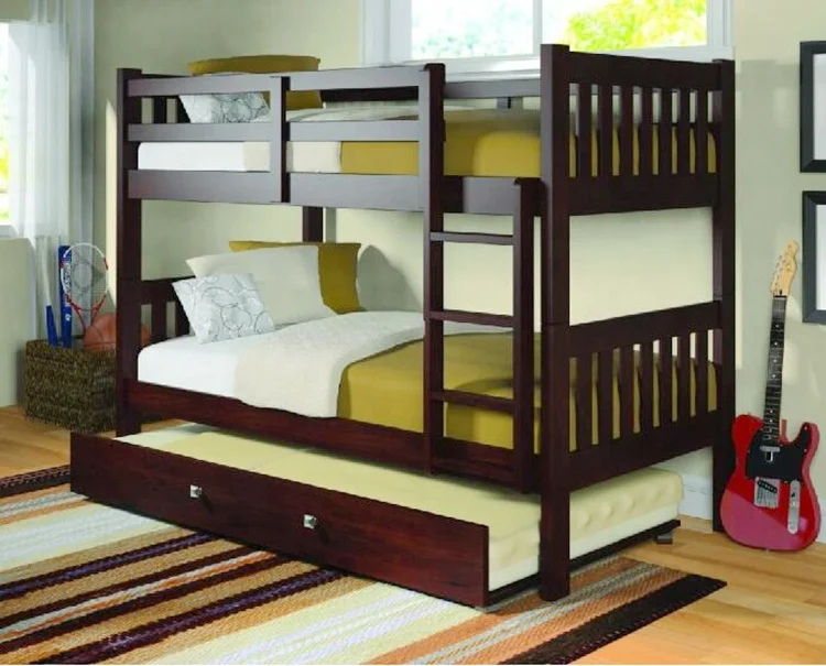 Двухъярусная кровать Твин Полный Твин двойной более двухъярусные кровати для детей взрослых с лестницей и trundle