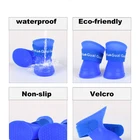 Dog Shoes Manufacturer Wholesale Multi-colors Silicone Waterproof Anti Slip Pet Dog Rain Shoes