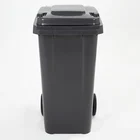 dumpsters recyclable, advertising trash can, 120l 240l plastic waste bin/