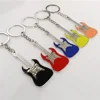 Factory wholesale cheap price promotion colorful guitar key chain gift