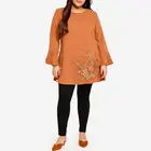 New Stylish Islamic Clothingmuslim Top Western Muslim Wear Wine Red Dubai Style Blouse Baju Kurung Plus Size White Dress