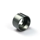 Cap Fitting Factory Custom Precision Anodized Black Aluminum Tube Pipe End Cap Fitting Connectors