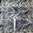 Garment Fabric Upholstery Polyester Printed Faded Rabbit Faux Fur for Dress Textile Accessories Garments
