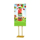 Adjustable straight style a2 advertise poster board stand
