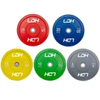 Gym LDH Direct Factory Price Gym Olimpic Weightlifting Natural Rubber Bumper Plate