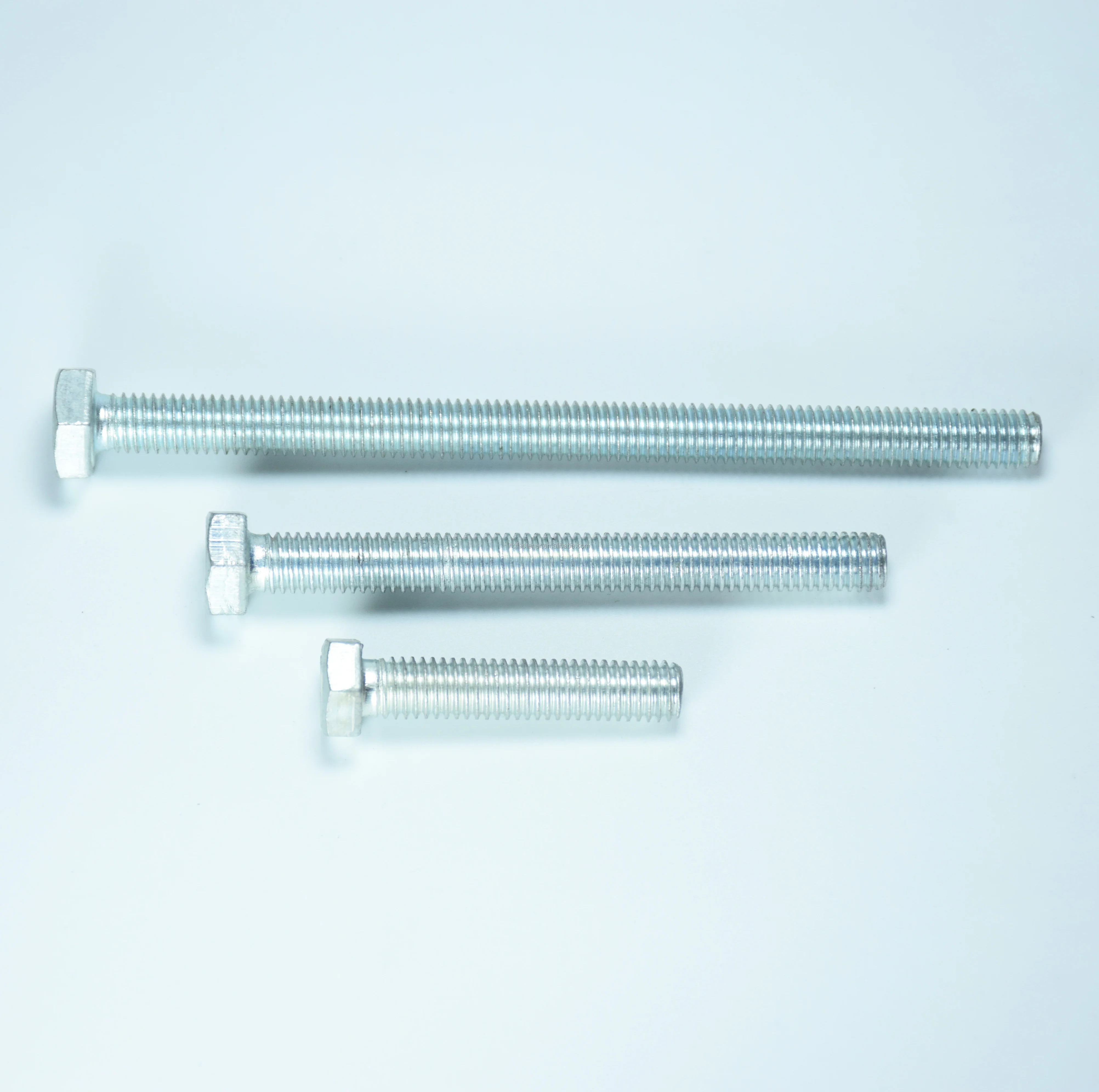 Din Carbon Steel Hexagon Head Bolt Bolts Zinc Plated Galvanized