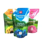 Stand Up Liquid Bag Reusable Plastic Print Stand Up Spout Pouch Liquid Soap Packaging Bag