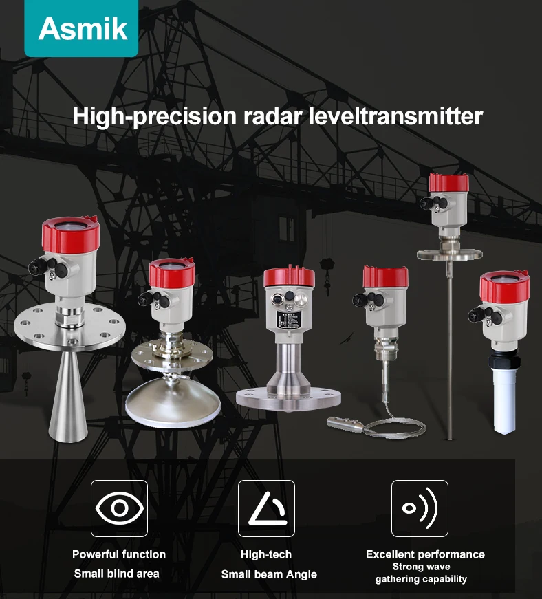 26ghz Industrial Non Contact Tank Radar Type Level Water Sensor Radar