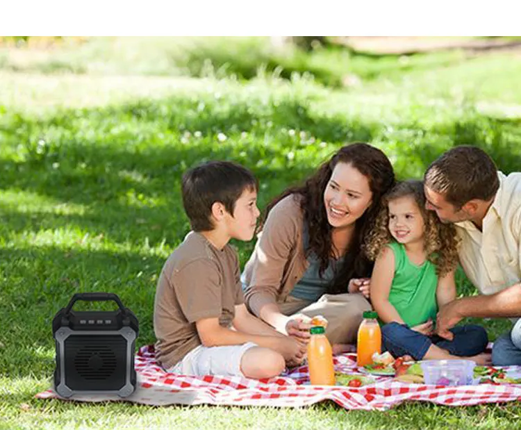 Portable portable FM BT TF USB playbck mode Plastic Blue-tooth speaker - ANKUX.COM