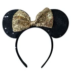 Glitter headband little girl party hairband sets Kids Hair Accessories with bow