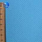 New-style 75D/50D garment lining blue pique knitting mesh polyester fabric for polo shirt