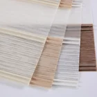 Professional office window shades day and night quality zebra roller blind